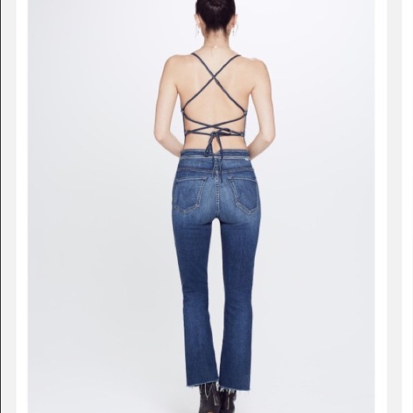 Pacsun denim tie overalls - Picture 2 of 3